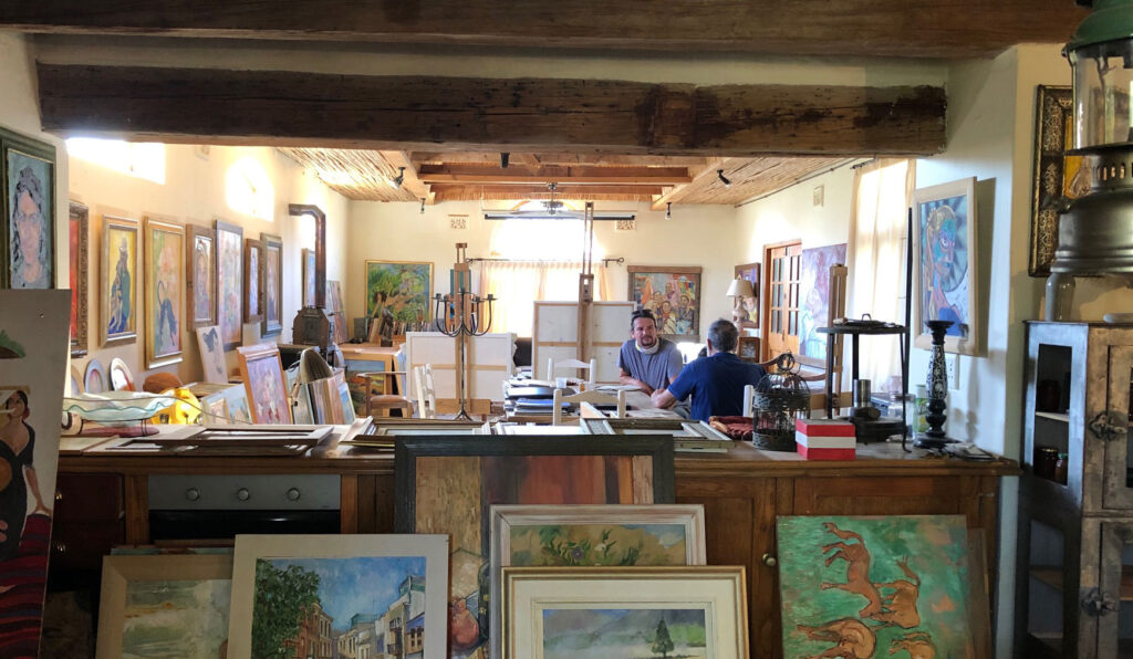 At his studio at the El House in Milner Street, Barrydale